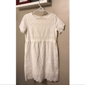 Roolee White Laced Dress
